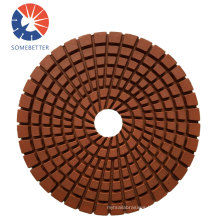 Black Dry Type Buff Diamond Polishing Pad For Marble Granite